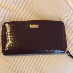 Maroon Kate Spade Wallet